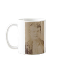 Robert LeRoy Parker alias Butch Cassidy Portrait Coffee Mugs
