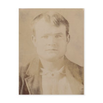 Robert LeRoy Parker alias Butch Cassidy Portrait Postcards