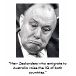 Robert Muldoon, "New Zealanders who emigrate ... t-shirts