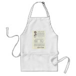 Robert Preston Sauerkraut/Knockworst Recipe Apron