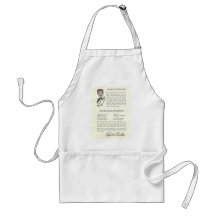 Robert Preston Sauerkraut/Knockworst Recipe Apron