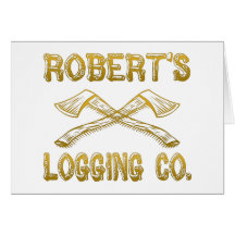 Robert's Logging Company Card