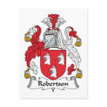 Robertson Family Crest postcards