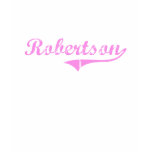 Robertson Last Name Classic Style t-shirts