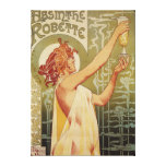 Robette Absinthe Advertisement Poster Stretched Canvas Print