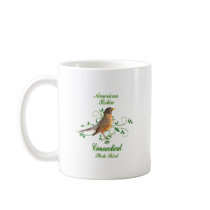Robin Connecticut State Bird Coffee Mugs