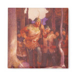 Robin Hood and the Men of Greenwood  by NC Wyeth magnets
