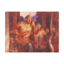 Robin Hood and the Men of Greenwood  by NC Wyeth Postcard