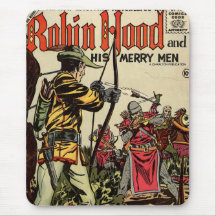 Robin Hood Comic Book Mousepad