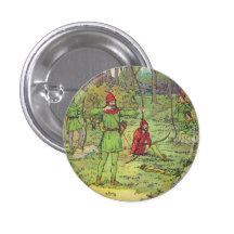 Robin Hood In The Forest Buttons