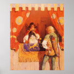 Robin Hood Meets Maid Marion by NC Wyeth posters