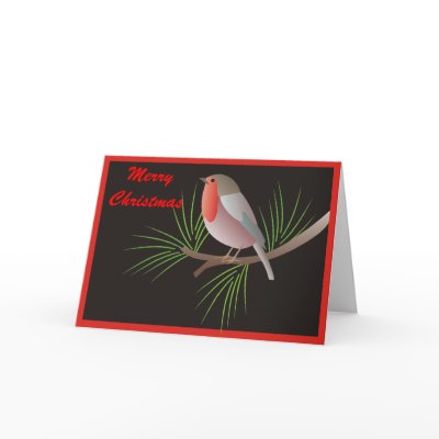 Robin Redbreast Greeting Card by zazzleproducts1