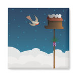 Robin, square magnet