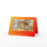 Robin Template Christmas Card