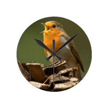 Robin Wall Clock