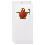Robin with a rose rack cards