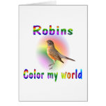 Robins Colour My World Card