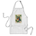 Robins & Holly Christmas aprons