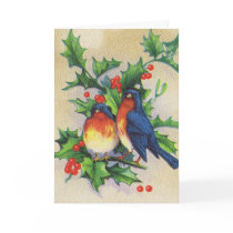 Robins & Holly Christmas
