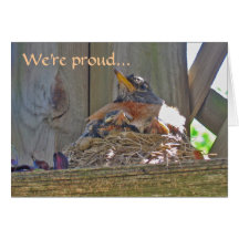 Robin's nest new home card