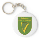 Robinson 1798 Flag Shield Key Chain