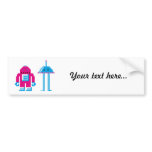 Robo & Bip Bumper Sticker