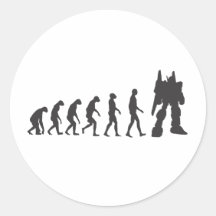 Robo-Evolution Sticker