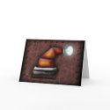 Robo-Santa Hat, greeting card