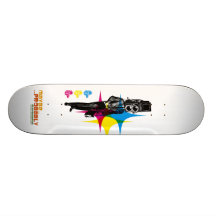 Roboman, MaybeProbablyLogo_alone Skateboard Decks