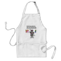 robot, aprons