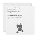 Robot Baby Shower Invitation