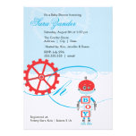 Robot Baby Shower Invitations  |  Boy