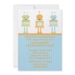 Robot Boys Birthday Party invitations