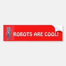 ROBOT BUMPER STICKER