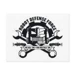 Robot Defence Force Postcard