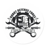 Robot Defence Force Sticker