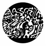 Robot Dreams Abstract Disc Art photo sculptures