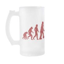 Robot Evolution of man into robot Mug