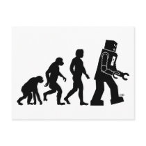Robot Evolution Postcard