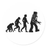 Robot Evolution Sticker