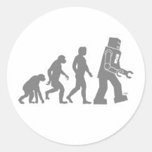 Robot Evolution Sticker