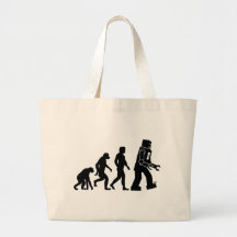 Robot Evolution Tote Bag