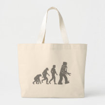 Robot Evolution Tote Bag