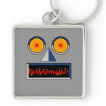 Robot Face Keychain