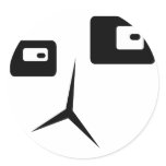Robot Face stickers