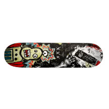 Robot Fetch My Lipstick 2 Deck Skateboard
