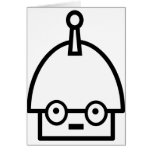 Robot Heads Greeting Cards