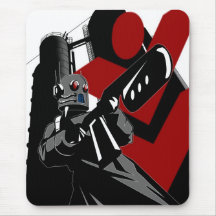 Robot invasion mousepad