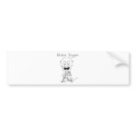 Robot Jogger Bumper Stickers