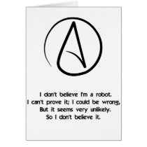 Robot Logic Greeting Card